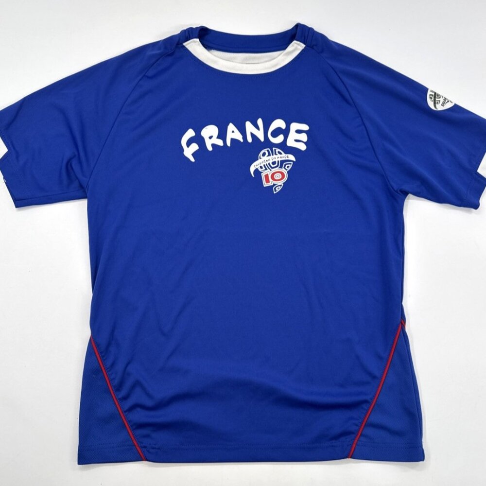 France Champion Du Monde Jersey Shirt Mens Large Football Soccer 2010 Ladcore